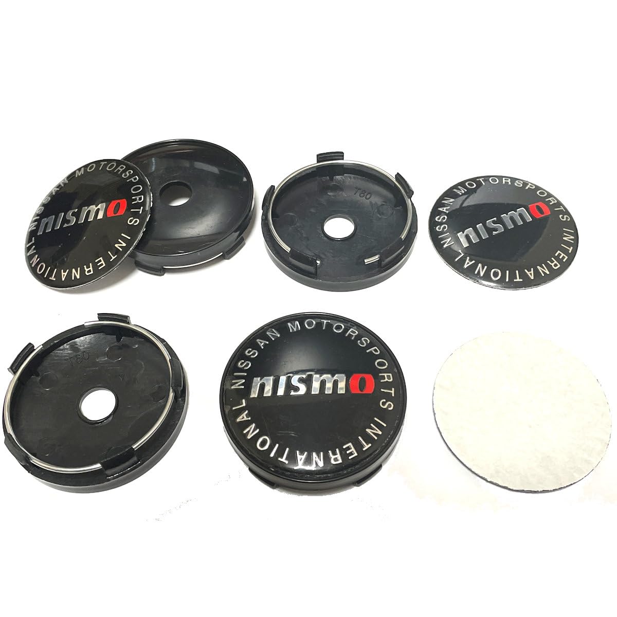 Amazon | ニスモ 日産用 ホイールセンターキャップ B 黒台座付 60mm 4 