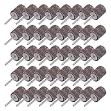WENORA 40 Pcs 1/8” Shank Flap Wheels Set, 10pcs of Each 60/80/120/240 Grits Abrasive Sandpaper Flap Sanding Wheel Grinding Head Rotary Tool for Grinding and Polishing