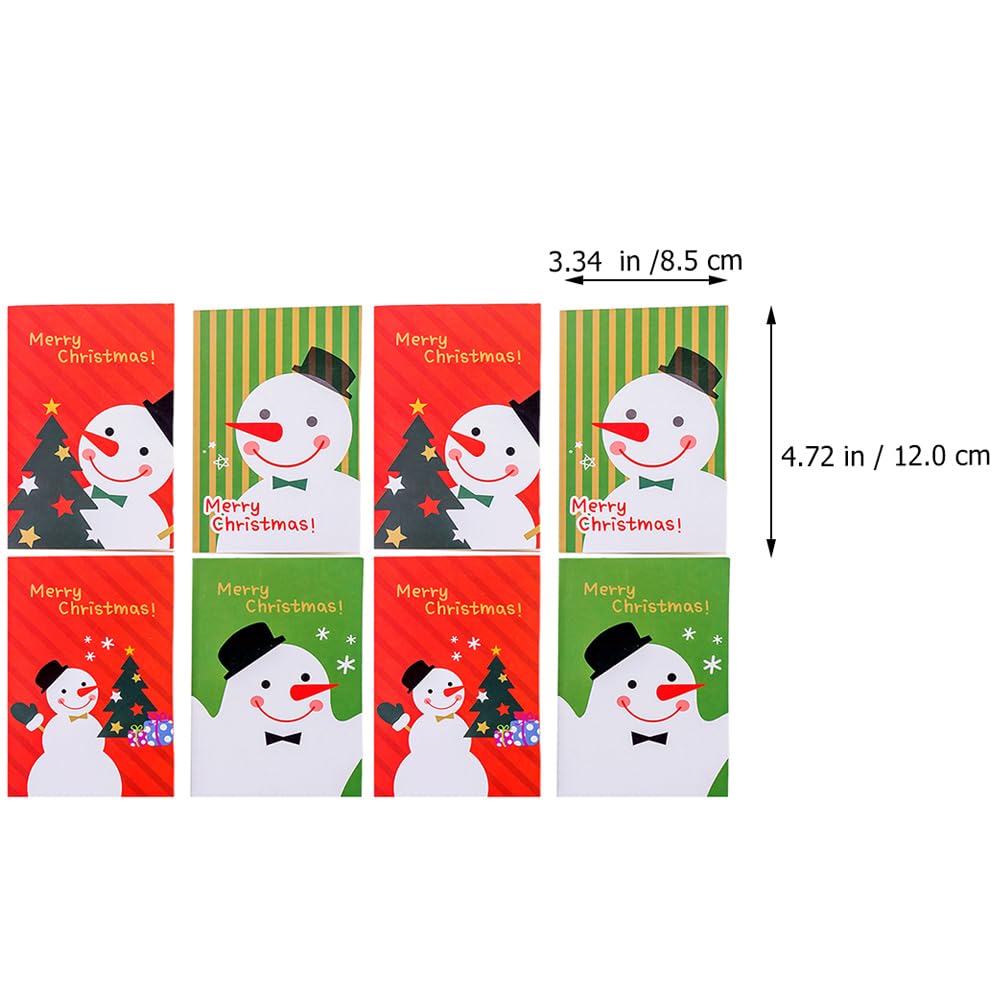 SHINEOFI 48 Pcs Christmas Pocket Book Xmas Journal Diary Notepad Christmas Daily Journal Planner Xmas Cartoon s Memo s Memo Pad Paper - Image 2
