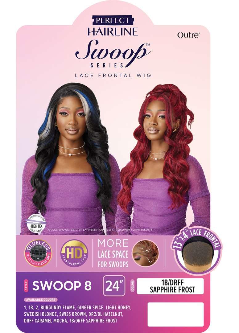 Amazon.com : Outre Lace Front Wig - Perfect Hair Line 13X4 - Swoop