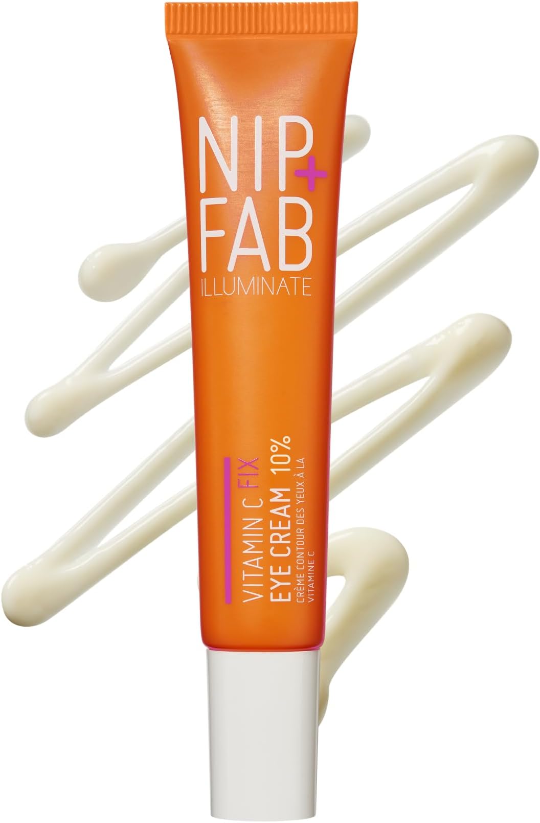 Nip+Fab Vitamin C Fix Eye Cream 10%, 20ml, Eye-Brightening Complex with 5% Vitamin C, 1% Haloxyl, 1% Caffeine, 3% Meiview, Targets Dark Circles & Puffiness
