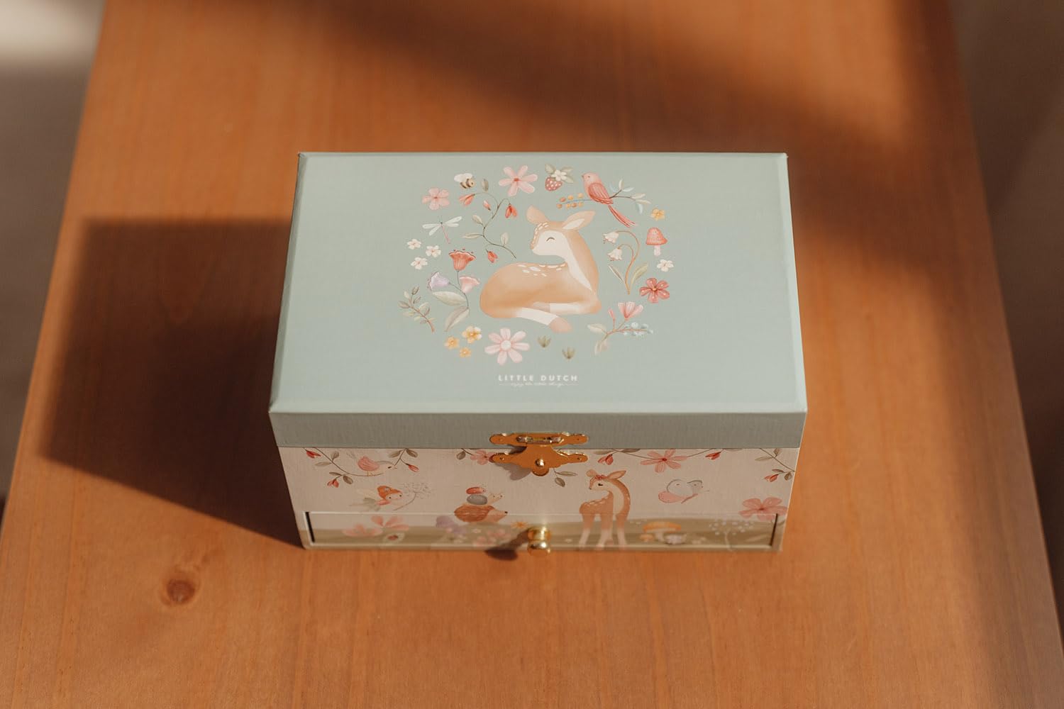 Little Dutch Fairy Garden Joyero con ciervo musical