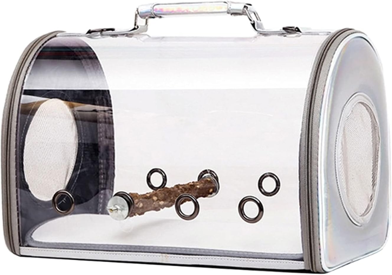 Flight Cage Lightweight Bird Carrier Backpack,Breathable Parrot Transport Travel Bag Go Out Backpack for Small Animals Bird Cage