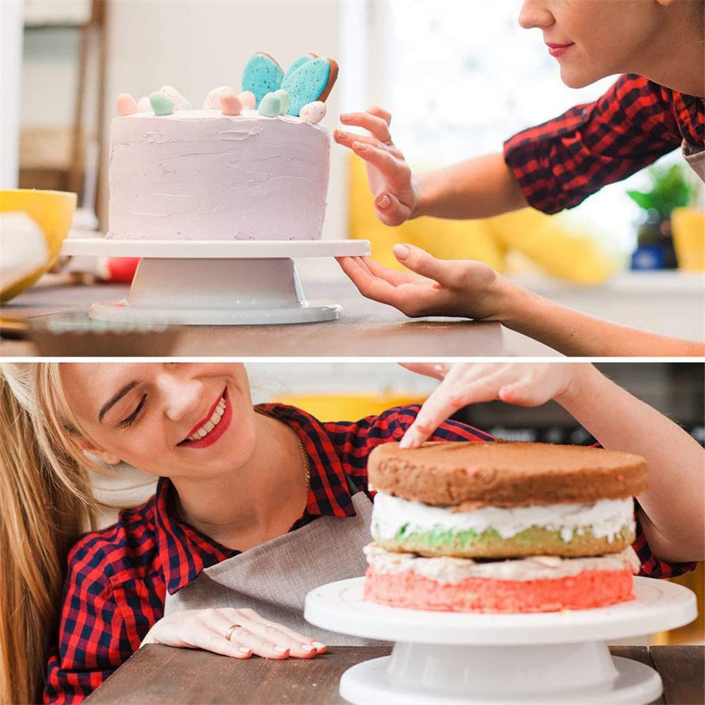 Kit Profesional de decoración de Cupcakes de 73 Piezas: Incluye Plato Giratorio, Mangas pasteleras, boquillas, espátula y alisador de glaseado.