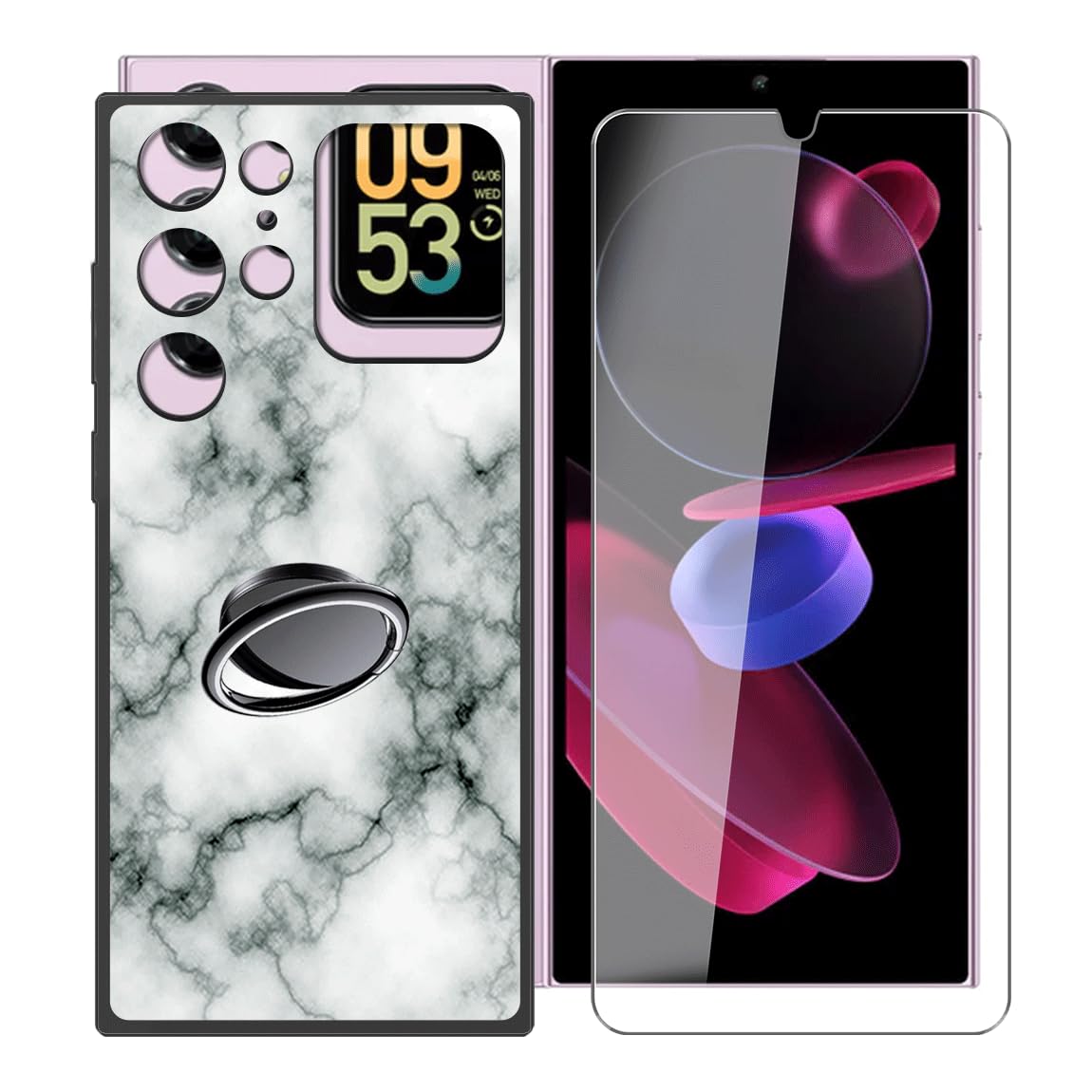 1* hoesje compatibel met OUKITEL C62 / C62 Pro siliconen hoes handyhülle case Cover Hülle Schutzglas Black