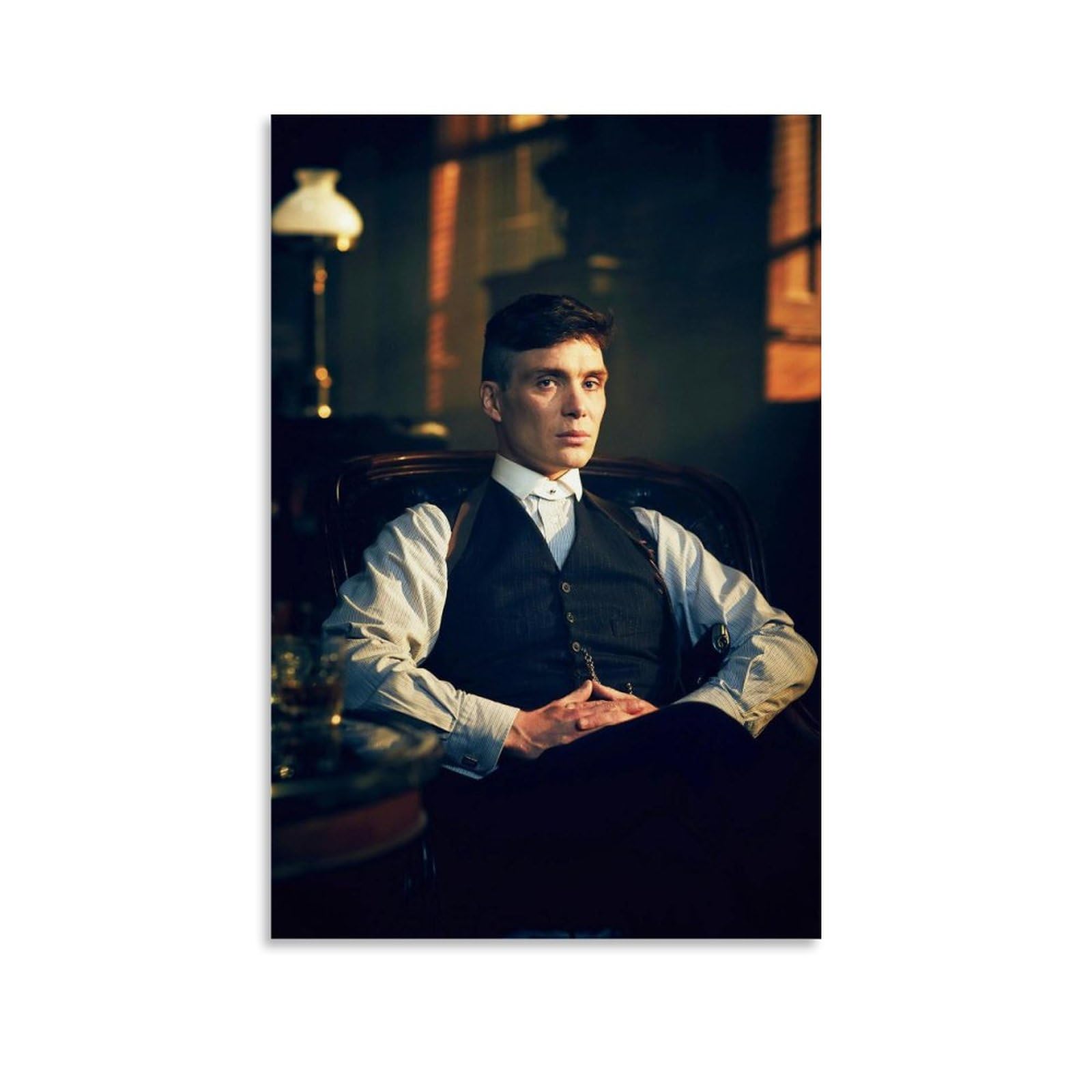 EsEntL Cillian Murphy Movie Star Poster Wall Art Picture Painting Canvas Prints Artworks Bedroom Living Room Decor 12x18inch(30x45cm)