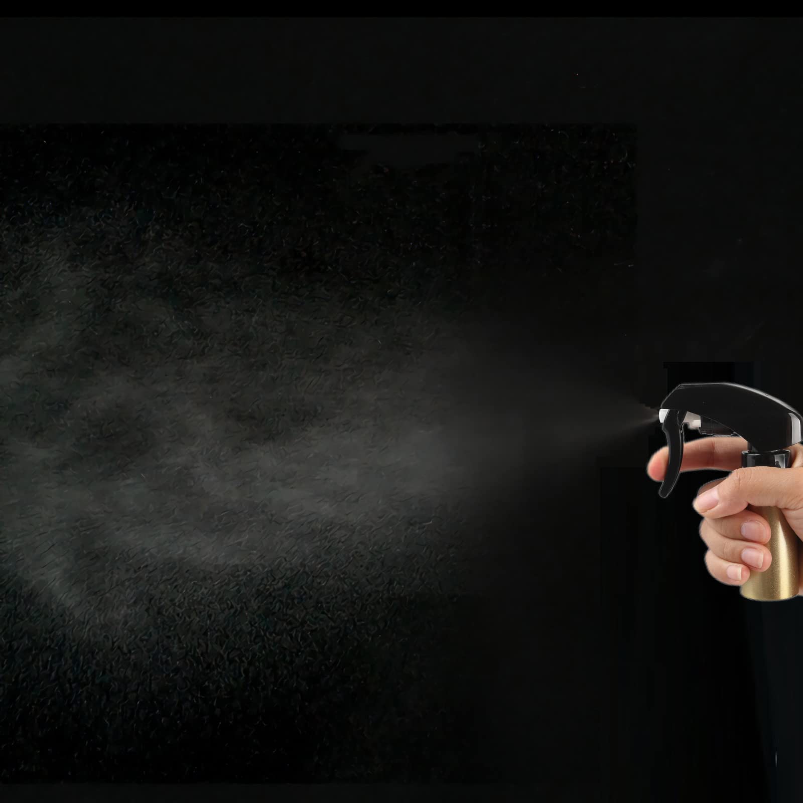 12 Pezzi 30 ml Bottiglie Spray Oro Vuote in Alluminio con Pompa Nera Fine Nebbia Flacone Spray per Giardinaggio, Piante, Fiori, Parrucchiere, Cosmetico, Viaggiare