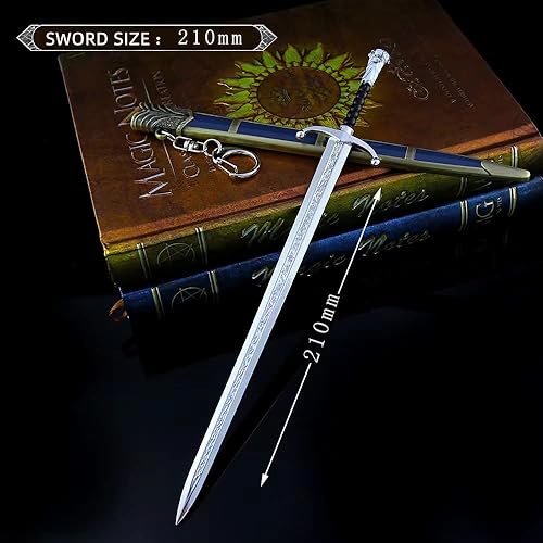 Miniatura 2 de Chewmeter GOT HOD Figura de acción abrecartas decoración de escritorio mochila colgante llavero regalo (garra larga)