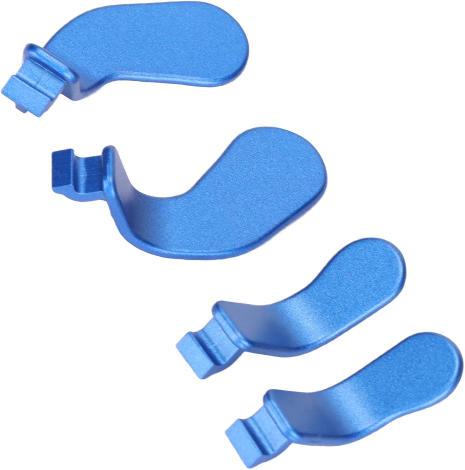 for Elite Series 2 Metal Paddles for Elite Series 2 Interchangeable Paddles Blue Stainless Steel 4Pcs Controller Paddles Stainless Steel Paddles Replacement Parts for Xbox One