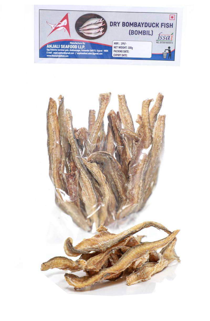 Anjali Seafood Dry Bombay Duck Fish (Bombil), Human consumption Dry