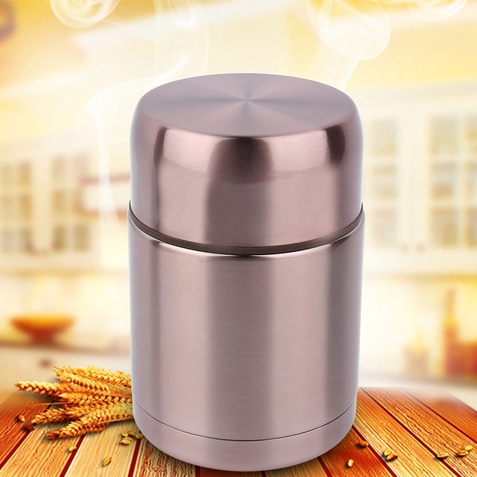 Bouteille Sous Vide en Acier Inoxydable de 800 Ml, Portable avec Manchon de Tasse, Idéale pour les Voyages en Plein Air (Violette)