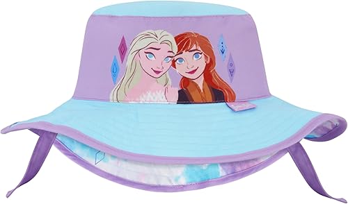 Disney Cubo para niñas, Frozen para niños de 3 a 4 años y sombrero de sol para niños de 5 a 8 años