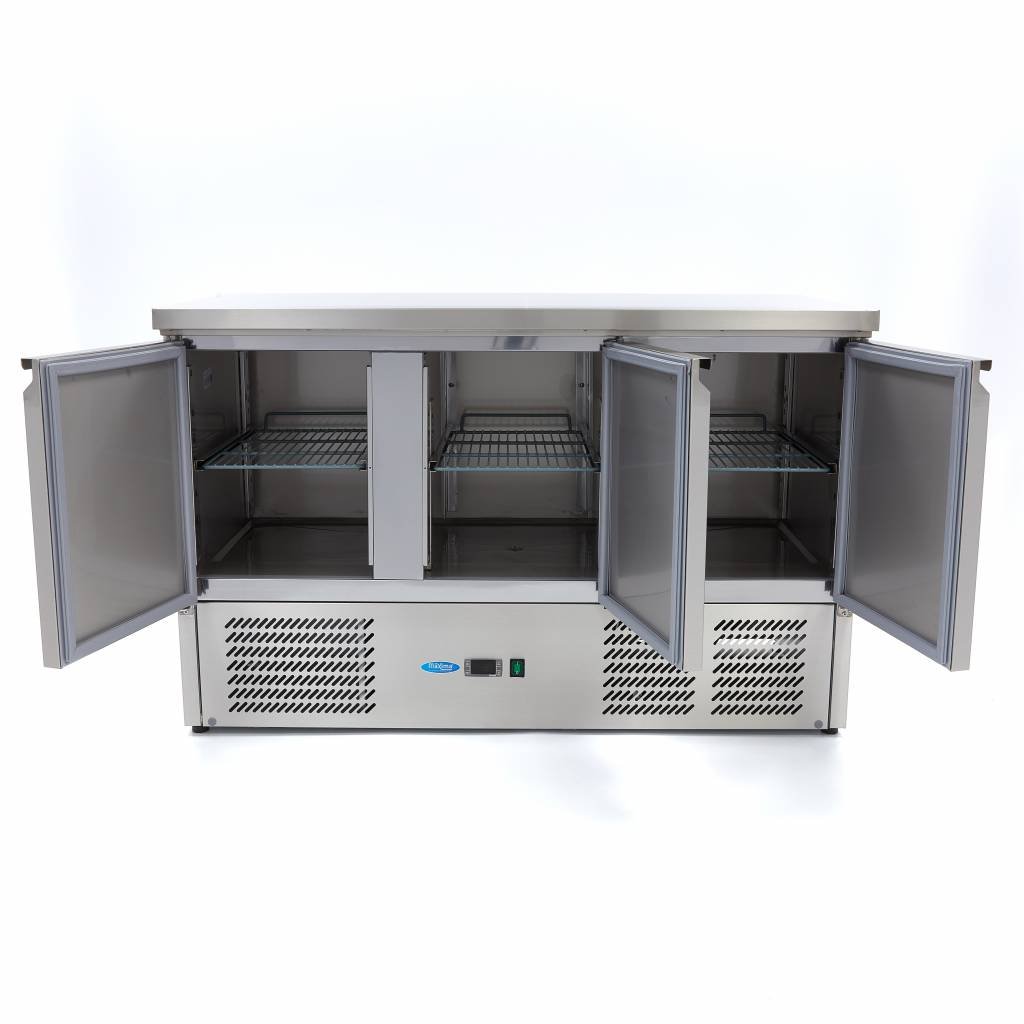 Maxima Réfrigérateur de comptoir - 137 cm - 3 portes