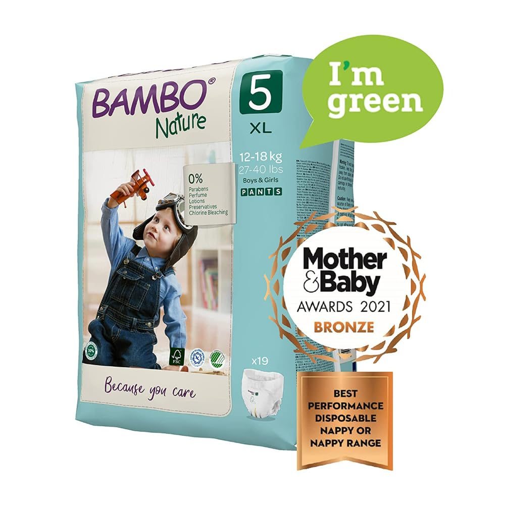 BAMBO Nature Pants Luierbroekjes - Grootverpakking BAMBO Nature Pants Luierbroekjes - Grootverpakking