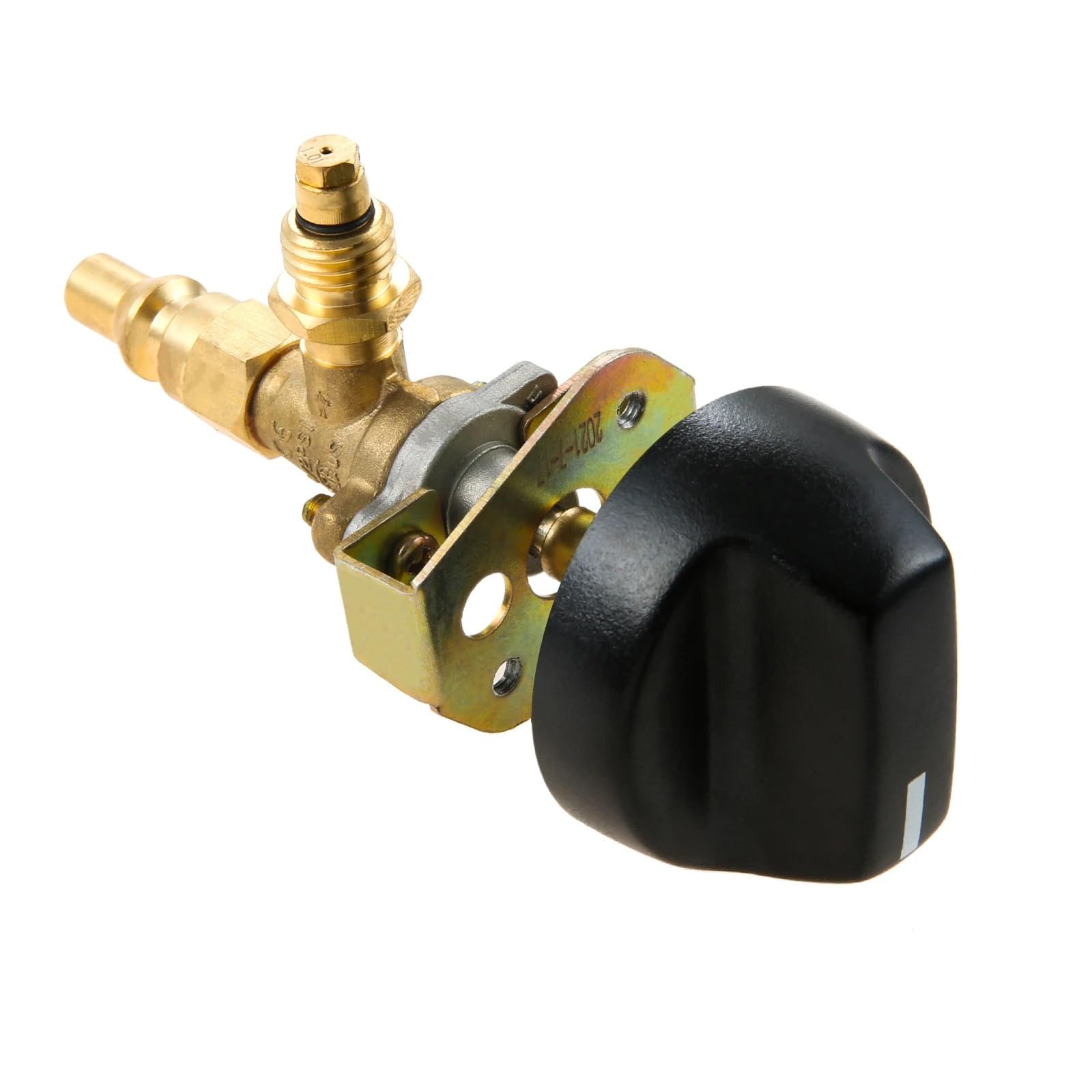 Valve de barbecue 57274 for 5500 grilles avec déconnexion rapide de 1/4 "pour alimentation de contrôle de camping-car ou de remorque