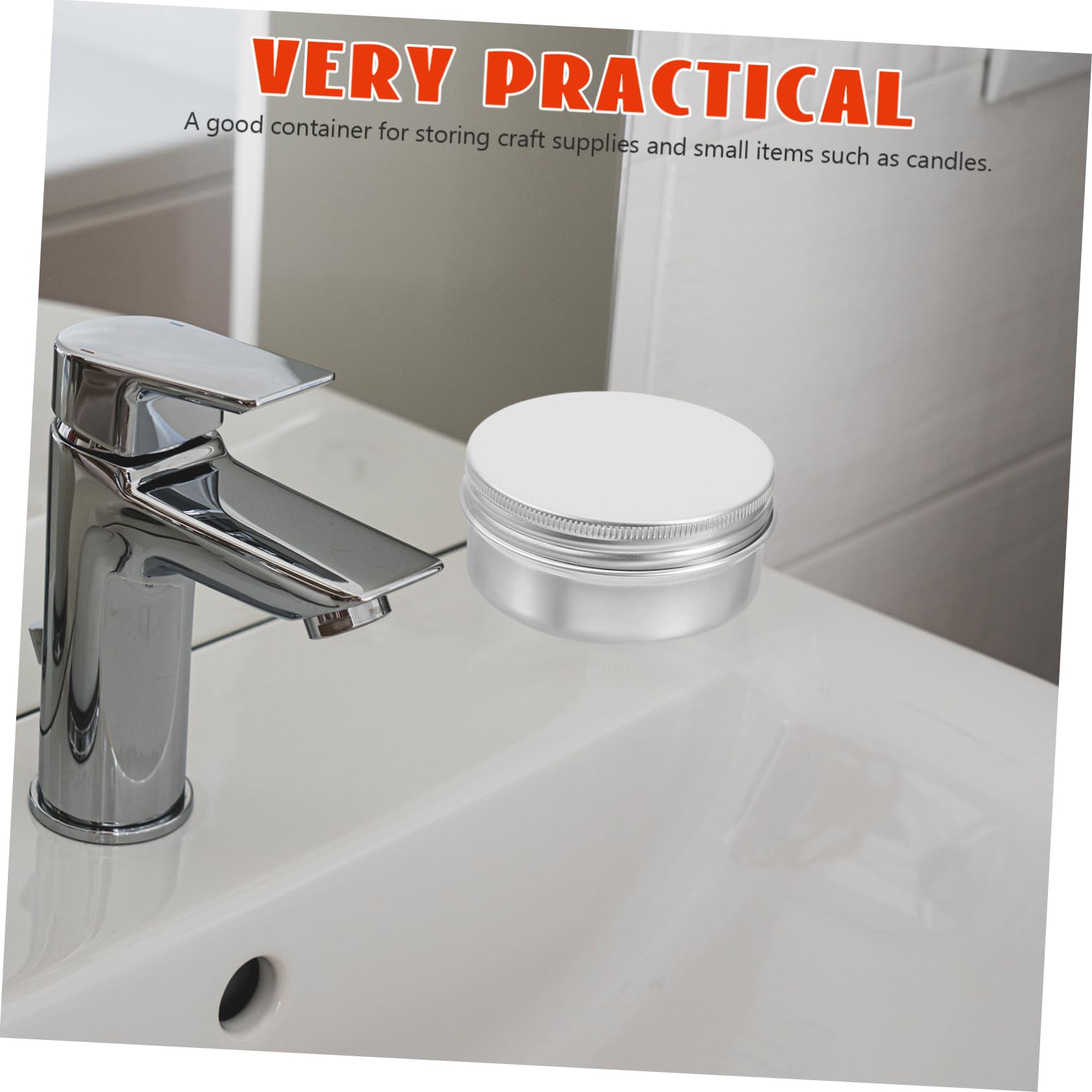 HOOTNEE 4pcs Round Aluminum Boxes for Jewelry and Crafts Empty Lightweight Storage Containers for Parties and Projects