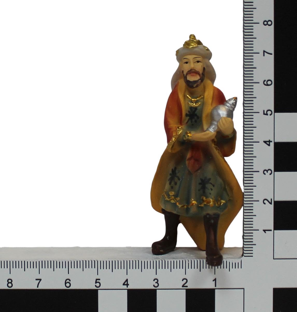 ZICOM Krippenfigur Miniaturfiguren Krippenset 12-teilig Höhe 8cm handbemalt Polyresin