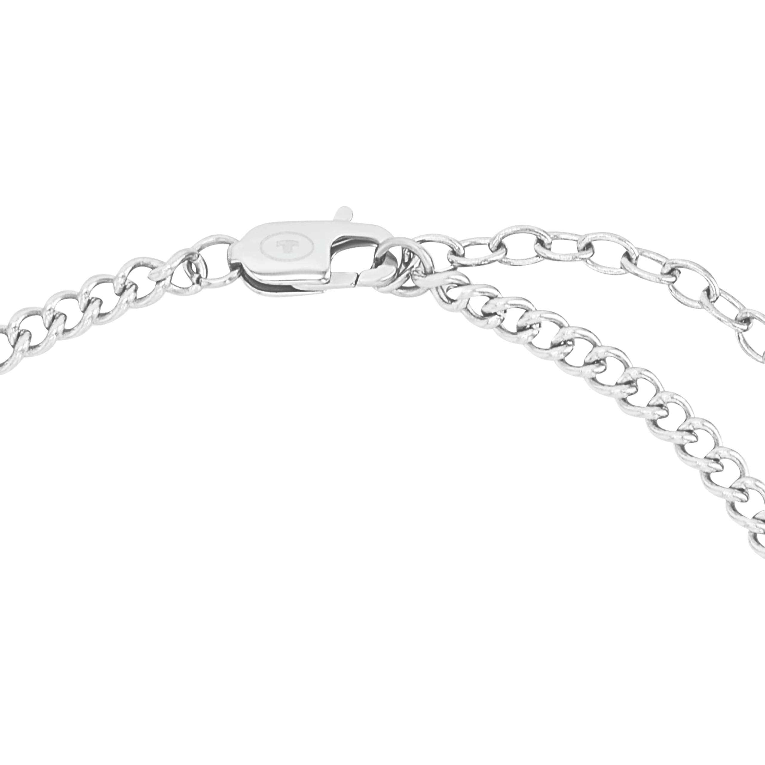 Tom Tailor Kette mit Anhänger für Herren, Edelstahl, 50+5 cm, silber, Kreuz-Anhänger, Geschenkidee, Halsschmuck, Herrenschmuck, 2100636