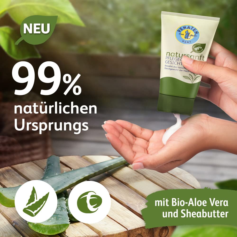 Penaten Natursanft Lot de 6 crèmes de soin pour le visage et le corps 75 ml