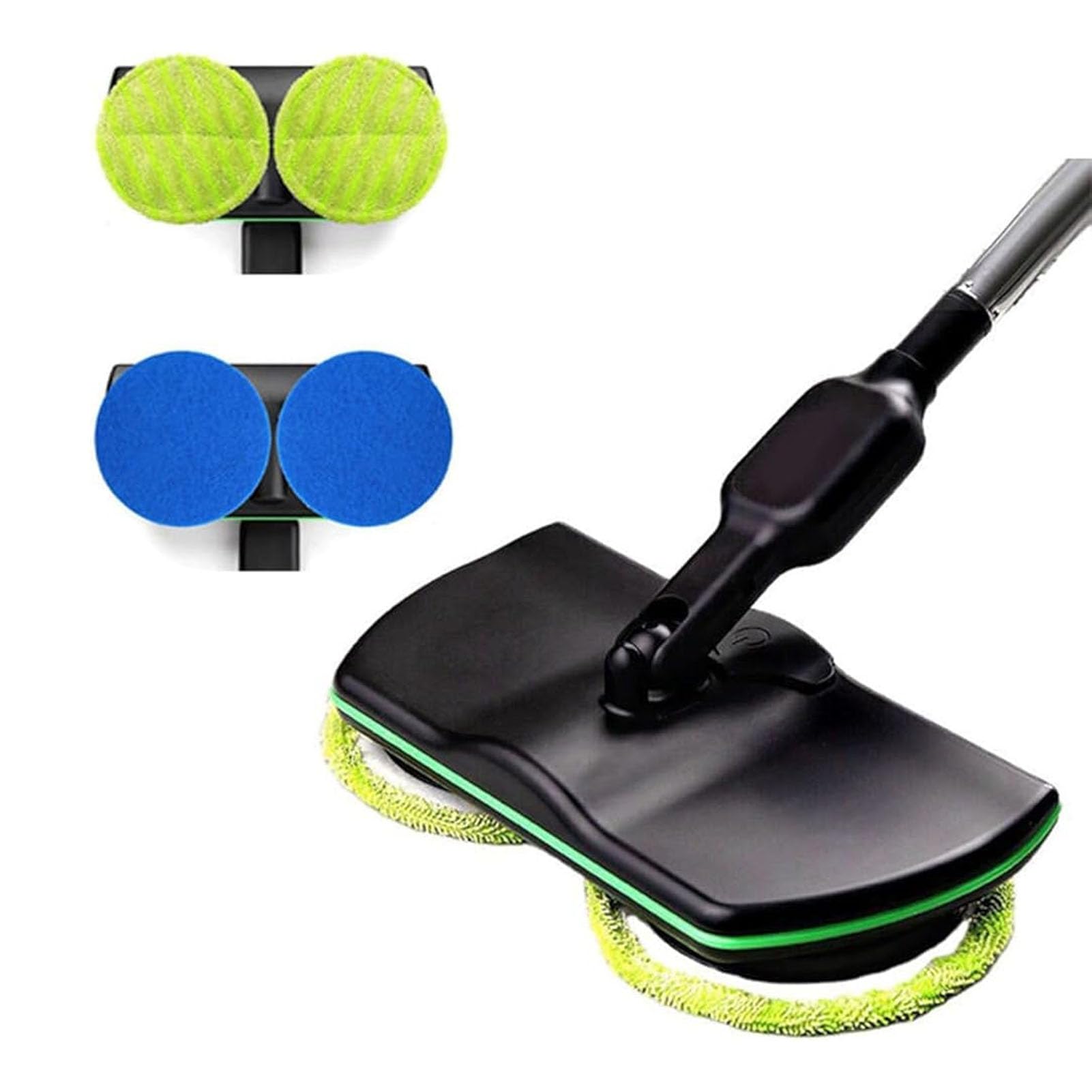 Trapeador Eléctrico Inalámbrico para Suelos,Limpiadora Giratoria con Almohadillas Microfibra y Pulido para Limpieza Eficiente en Hogar y Cocina
