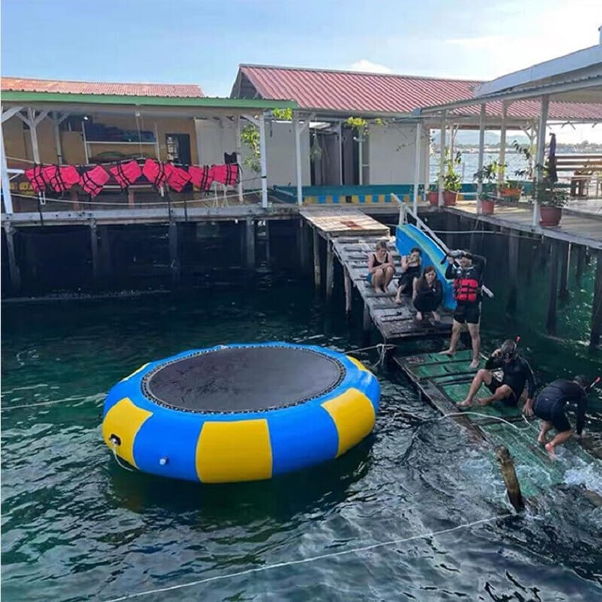 3M Diameter Inflatable Water Trampoline Bounce Swim Platform Lake Toy