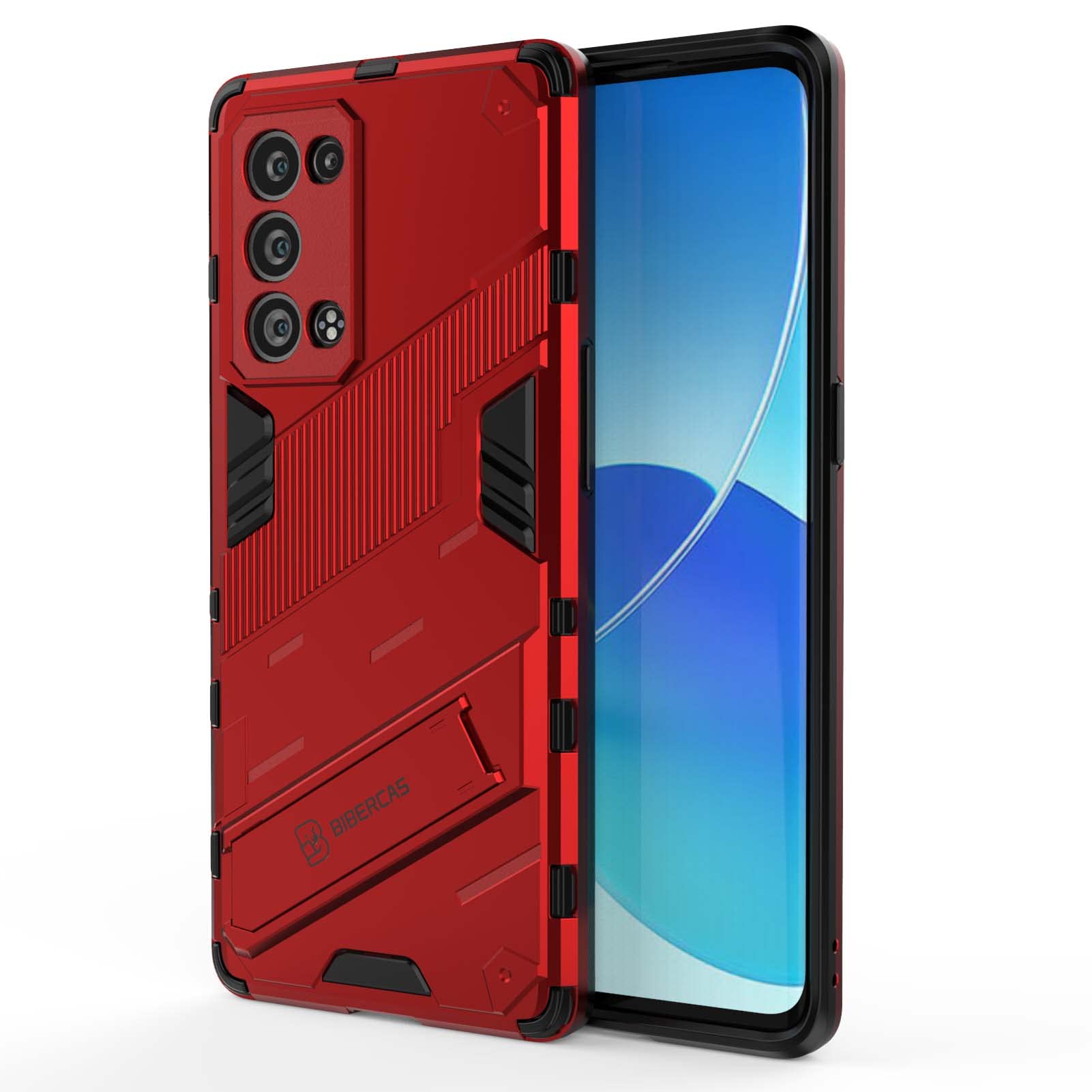 LINER Cover per Oppo Reno 6 Pro 5G (Reno6 Pro 5G) Custodia protettiva in gomma TPU morbida antiurto in silicone [Rafforzare la versione con quattro angoli] [Protezione della fotocamera] - Nero