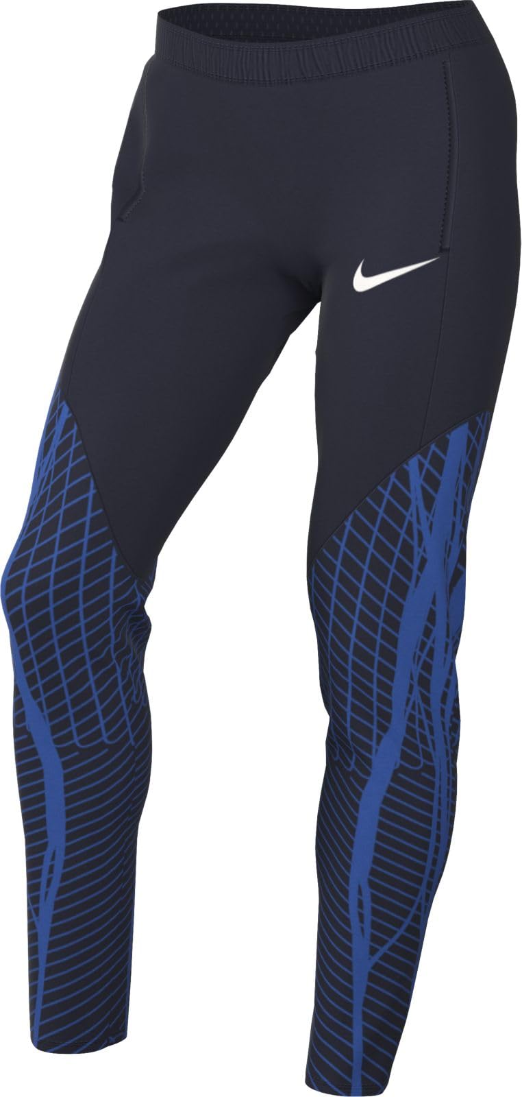 NIKE DR2568-451 W NK DF STRK23 Pant KPZ Pants Women's Obsidian/Obsidian/Royal Blue/White Size XL