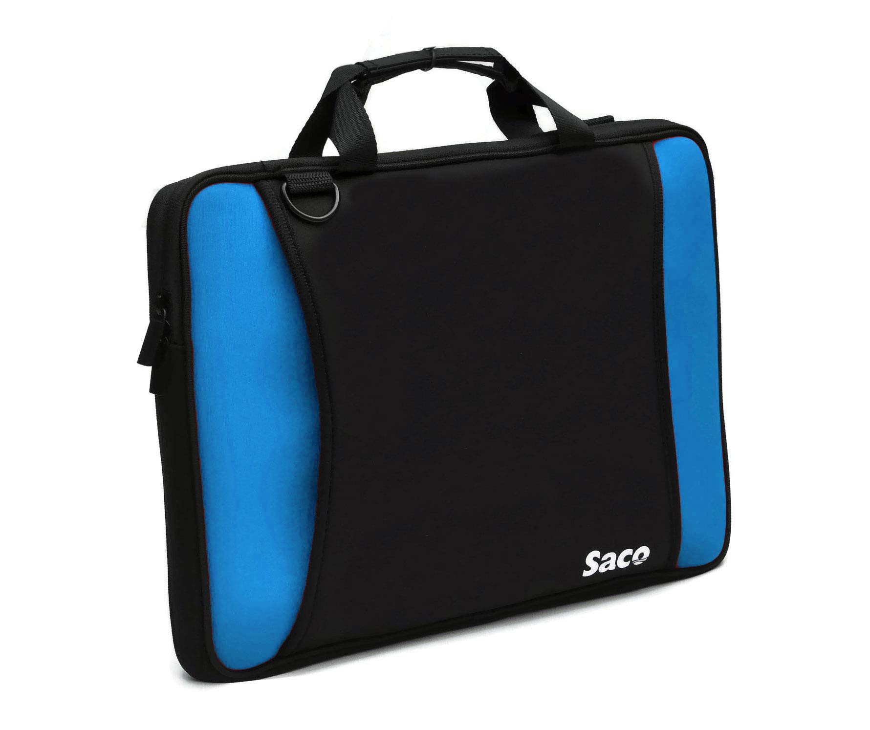 Saco Shock Proof Slim Laptop Bag with Shoulder Strap for Asus X200MA-KX238D X Series - 11.6 inch -Blue & Black (B07SYKXCPF) Amazon Price History, Amazon Price Tracker