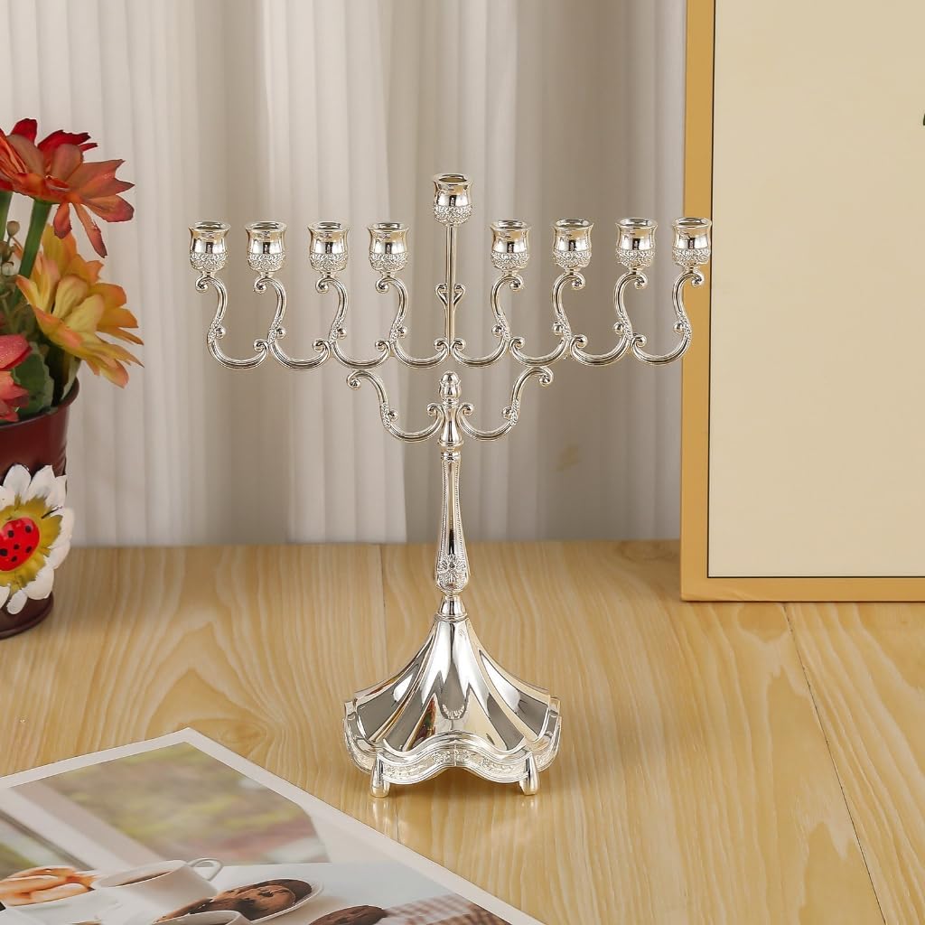 Menorah Candelabra Hanukkah Menorah Candle Holders Holds Most Hanukkah Candle