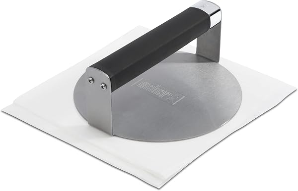 Weber Smashed Burger Press/robust & sturdy, with smooth surface, made of stainless steel, non-slip handle - silver (3400846) - 1