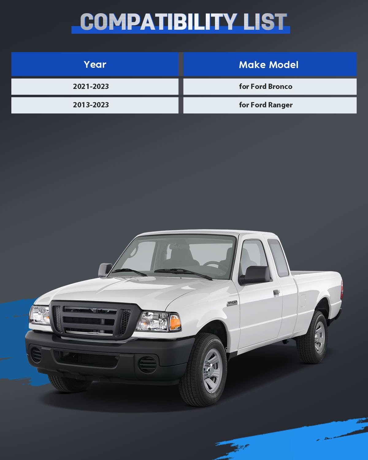 ECCPP 4PCS 6x5.5 to 6x5.5 hubcentric Wheel Spacers 1.5 inch Bore 93.1mm Studs 12x1.5 6 Lug Wheel Spacers Fit for Ford Ranger 2013-2025| for Ford Bronco 2021-2025