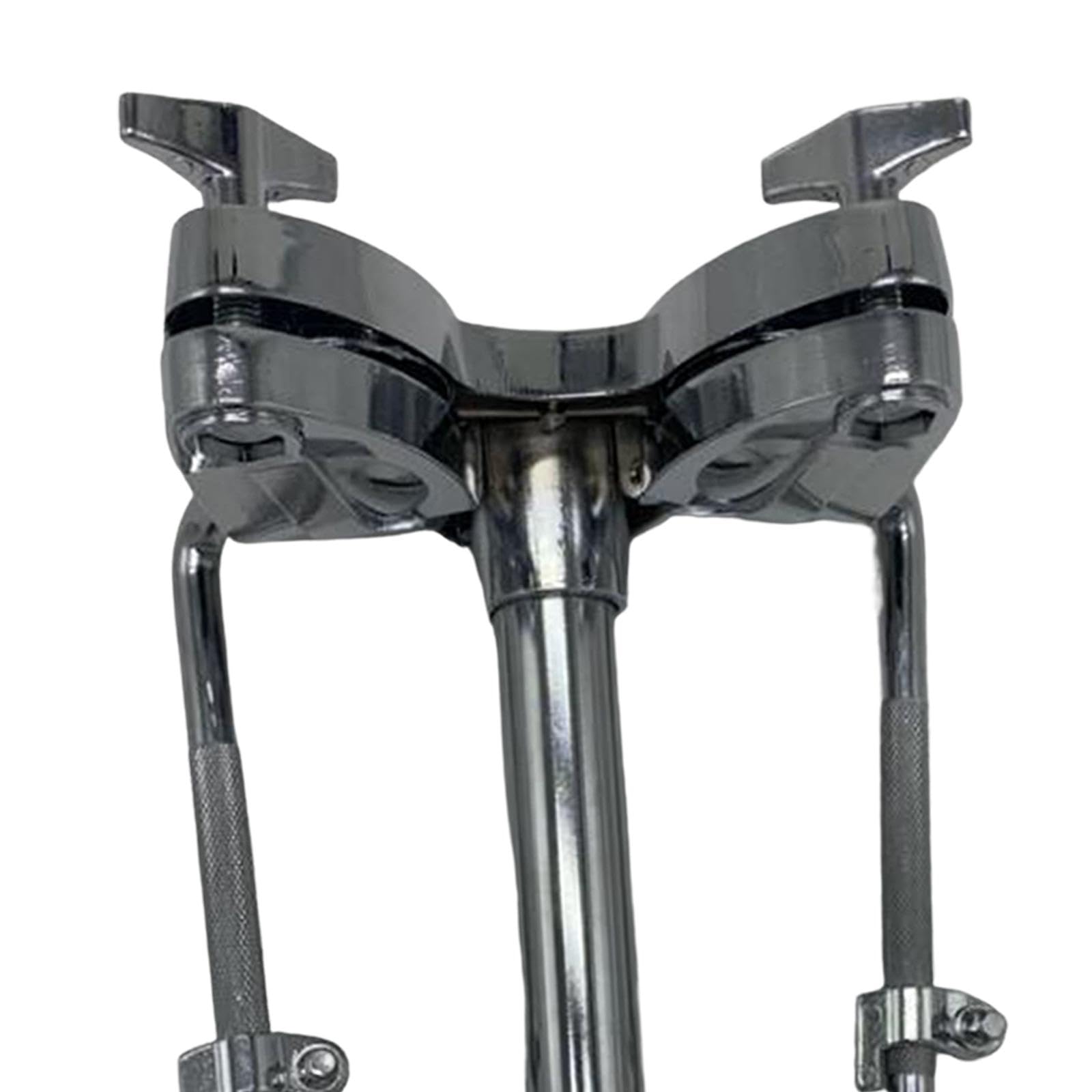 Generic Support de montage en rack Tom Drum, support de pince pour jeu de batterie, pince à bras Double Tom pour jeu de grosse caisse
