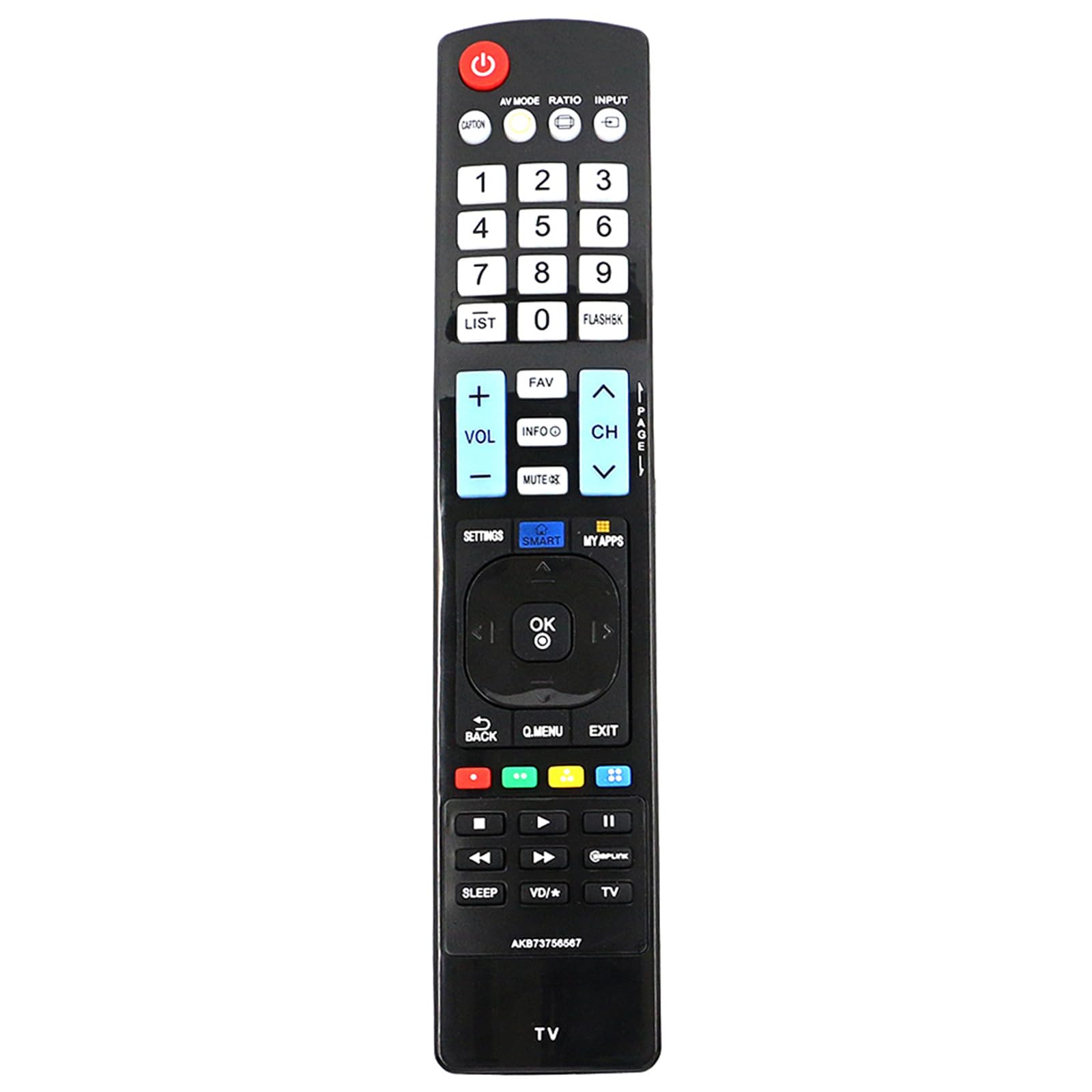 Amazon.com: AKB73756567 Replace Remote fit for LG LED Smart TV