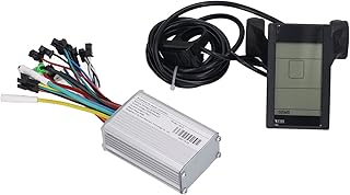 minifinker Electric Bike Controller Kit, Low Noise S830 LCD Display for 350W Motors for Modification