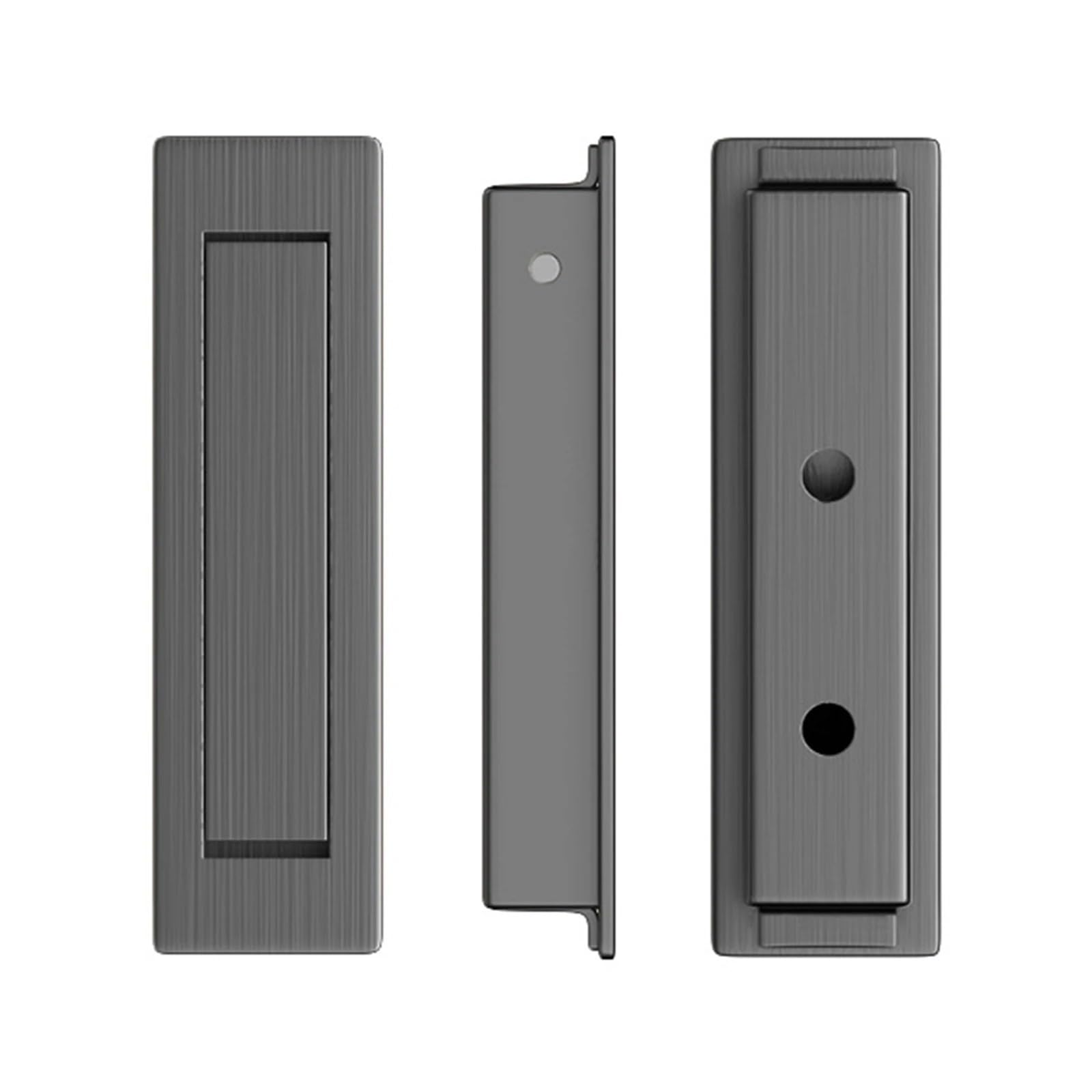 Rgoemhj Color4 Cabinet Door Handle Stainless Steel Invisible Embedded For Cupboard Tatami-Drawer Home Decors For Doors