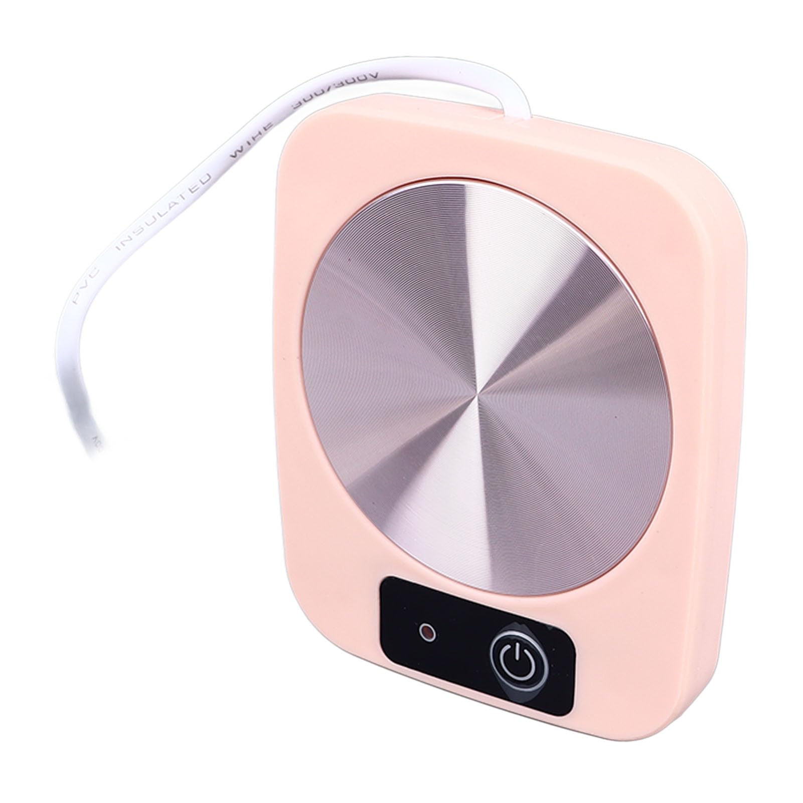 Calentador de tazas eléctrico inteligente, posavasos de temperatura constante de 131.0 °F para café y té, calentador de taza con enchufe de EE. UU. 110 V (rosa) 9