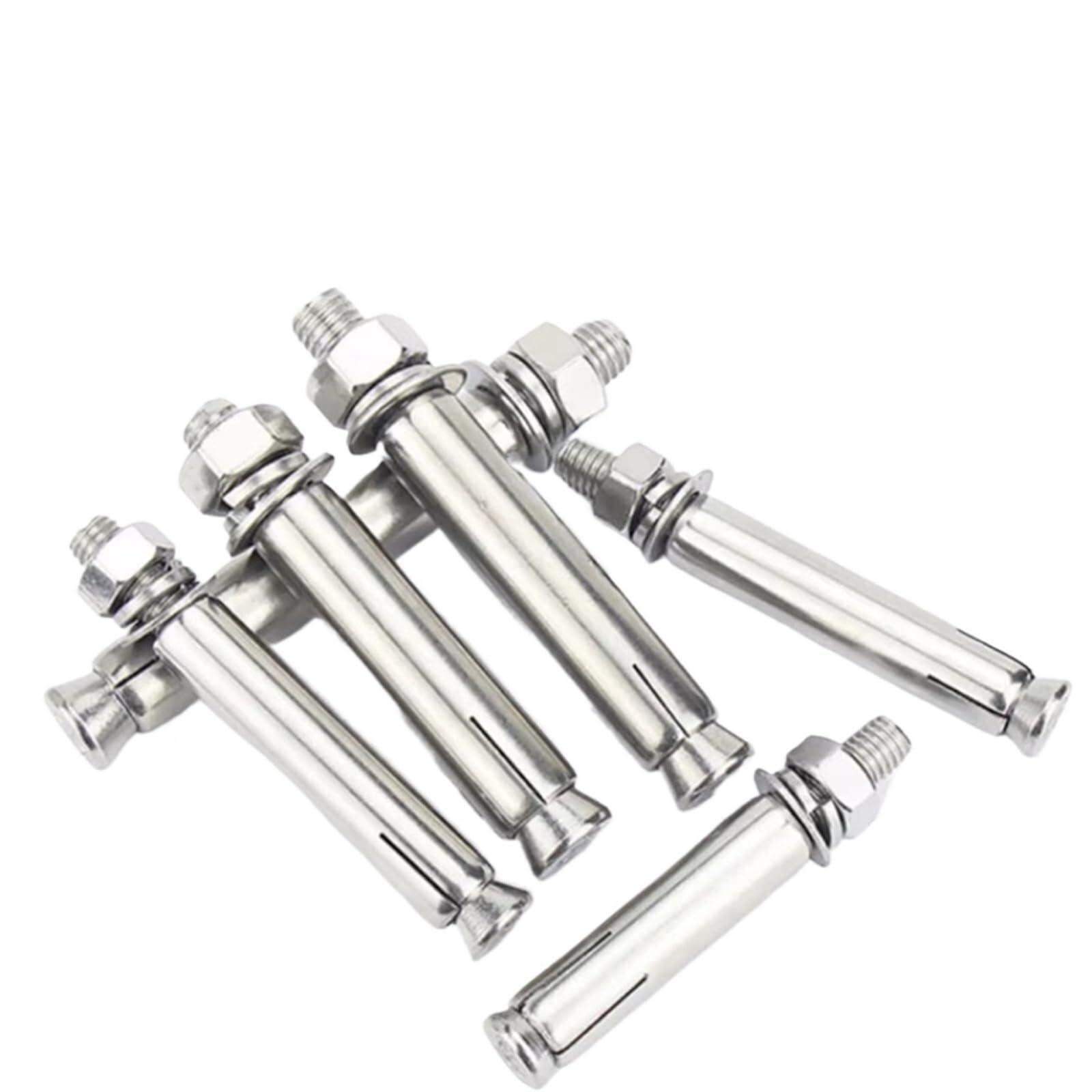 Kotwa Rozporowa M12 Stal Nierdzewna 316 50 Szt | Kotwy Rozporowe M12 - 50 Szt Mocne Kotwy do Betonu ze Stali Nierdzewnej 316(50Pcs,M10x80)