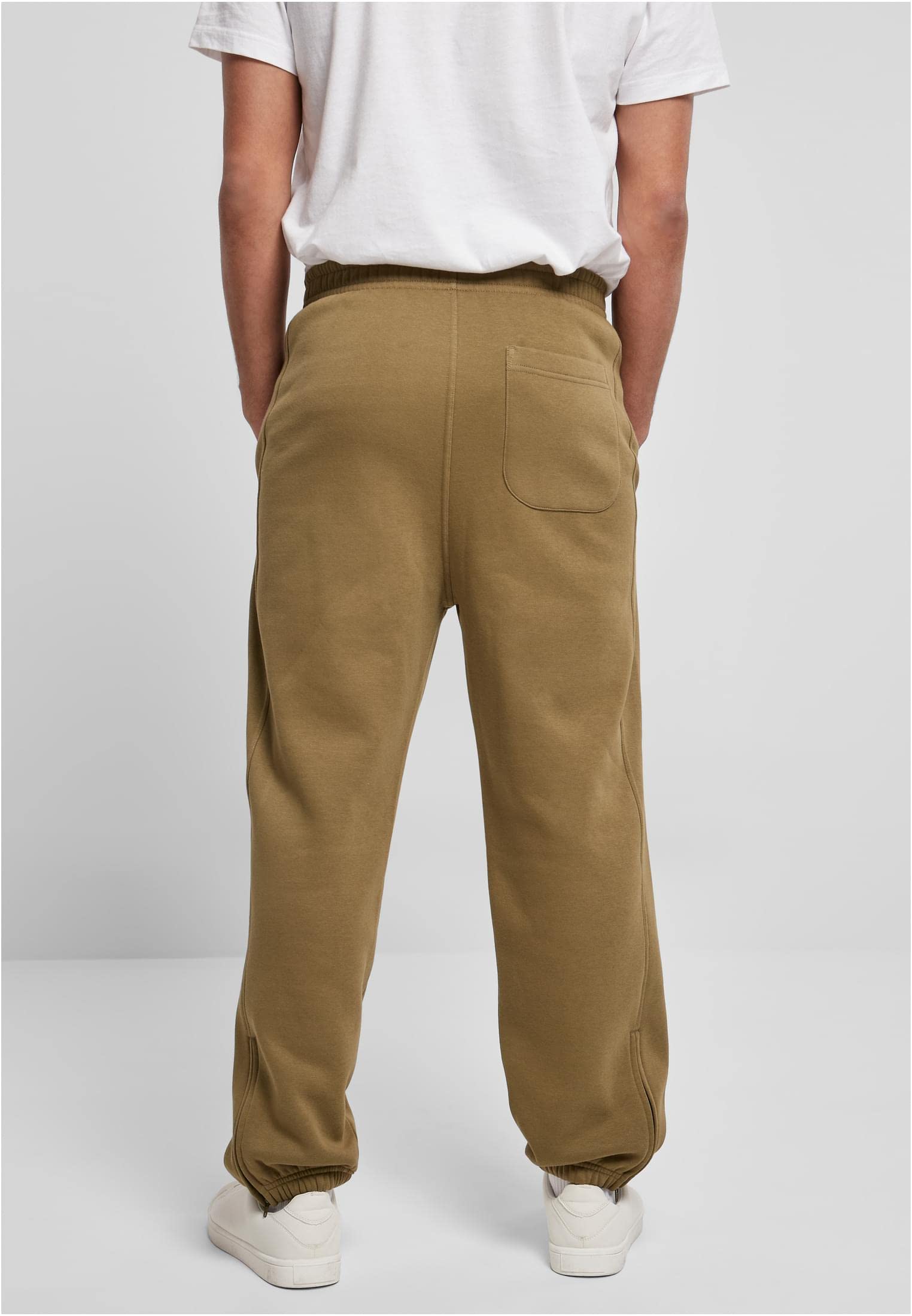 Urban Classics Pantalones de Gimnasia Hombre Pantalones de Deporte Negro Suelto — view 8