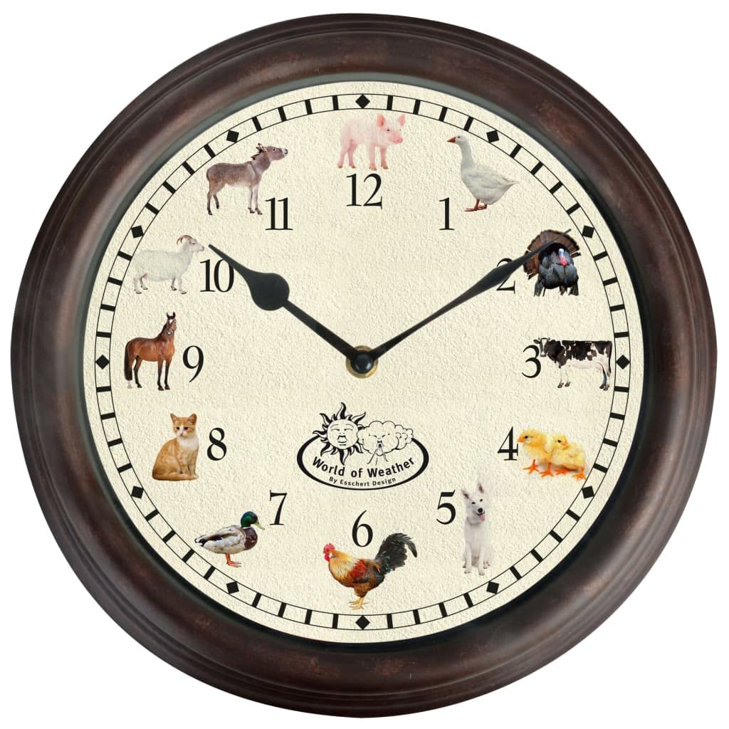 Fallen Fruits Farm Animal Sound Clock, Assorted, One Size