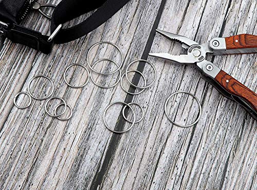 Yixi-Sbest 50 Pcs Sliver Assorted Multi-Purpose Metal O Ring For Hardware Bags Ring Hand Diy Accessories - 13Mm, 15Mm, 20Mm, 25Mm, 32Mm (O Ring) #TOP4