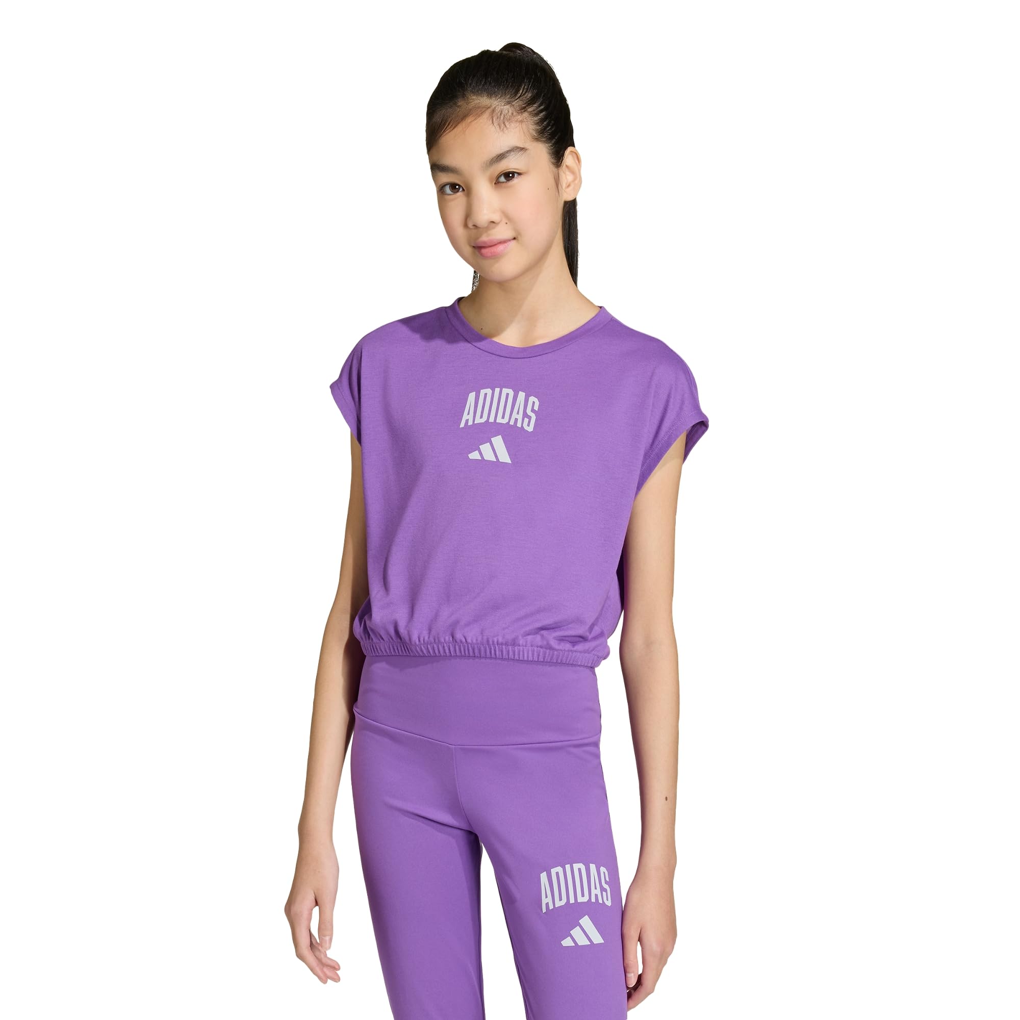 Adidas Seasonals Collegiate Typography T-Shirt Camiseta Niñas