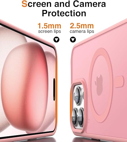 Miniatura 6 de Meifigno Magic Mag Series - Funda diseñada para iPhone 15 Pro Max, protección de grado militar y compatible con MagSafe, parte trasera mate