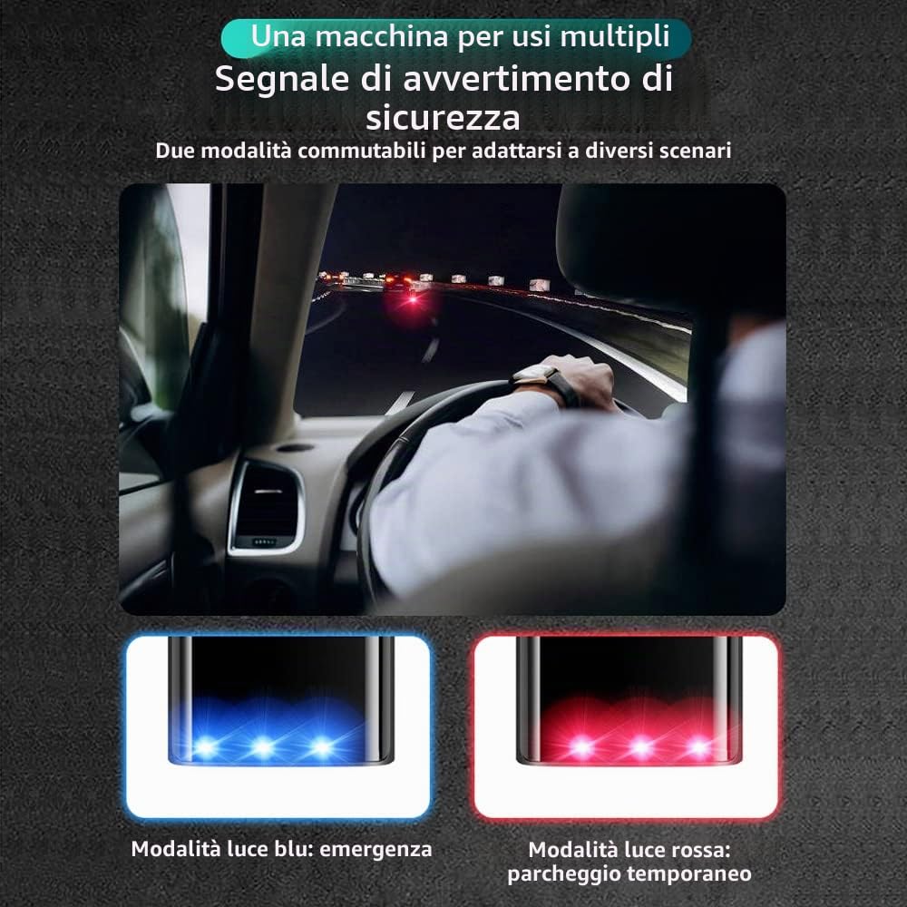 Compressore Aria Portatile 8000mAh 30cm Tubo Pompa Elettrica per Bicicletta 5 modalità Mini Compressore per Bici Auto Moto Palloni Gonfiatore Elettrico con LED Luce, 150PSI, 4 Adattatore