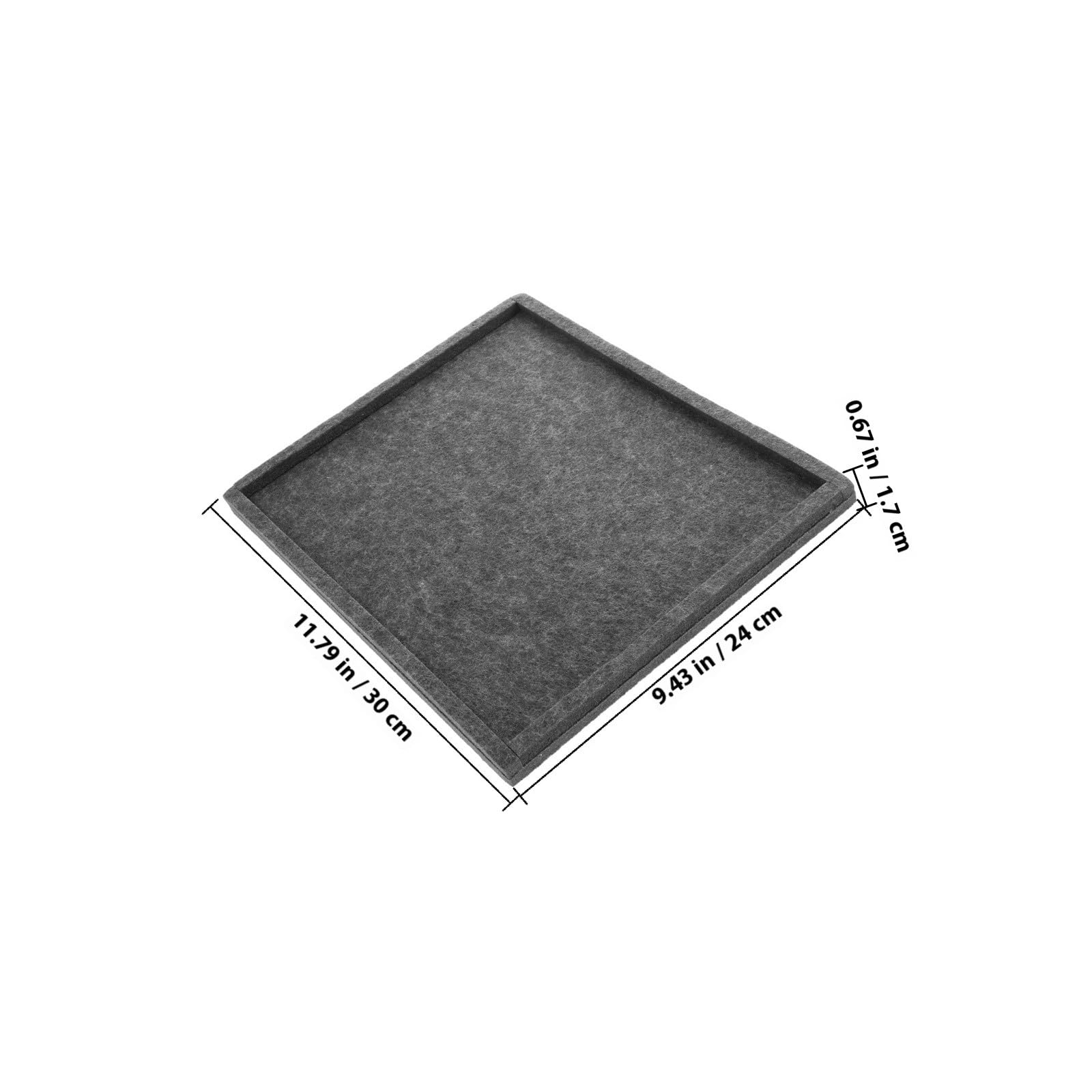 VICASKY Plateaux de Tri Empilables pour Puzzles 1000 Pièces en Feutrine, Lot de 6 Set de Plateaux Multifonctionnels 30x24 Cm, Organisateur Pliable pour Rangement et Tri Facile des Pièces