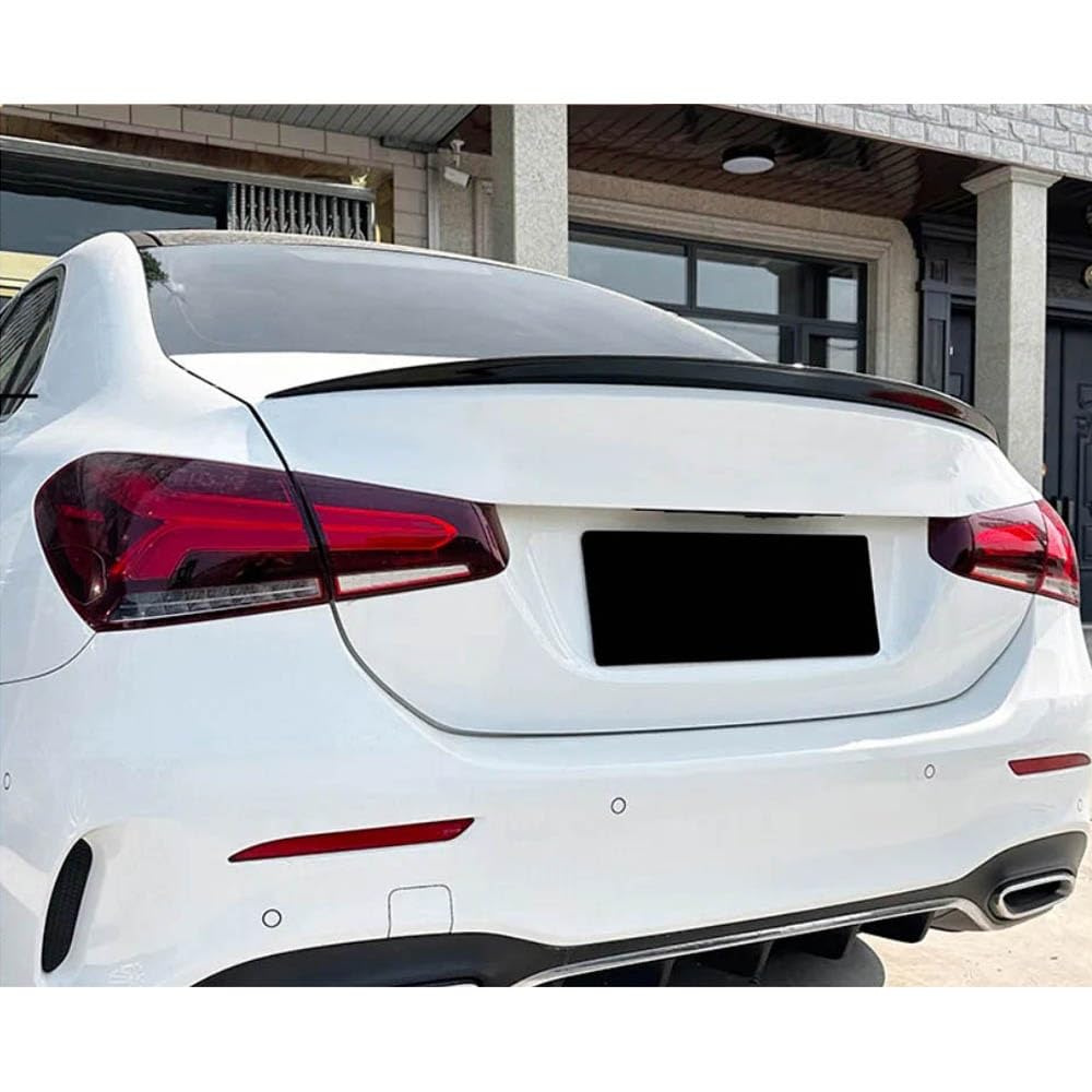 Heckspoiler Für Mercedes A-Klasse W177 (2019-2024) - Schwarz ABS Kunststoff | Passend Für A180 Bis A45 AMG