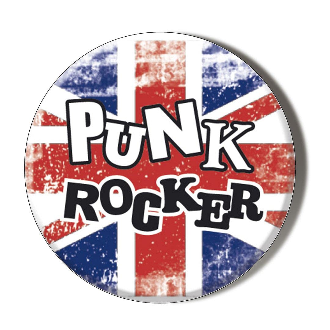 Gift Insanity Multi Punk Rocker 10 X 56Mm Vinyl Stickers Pack Of 10