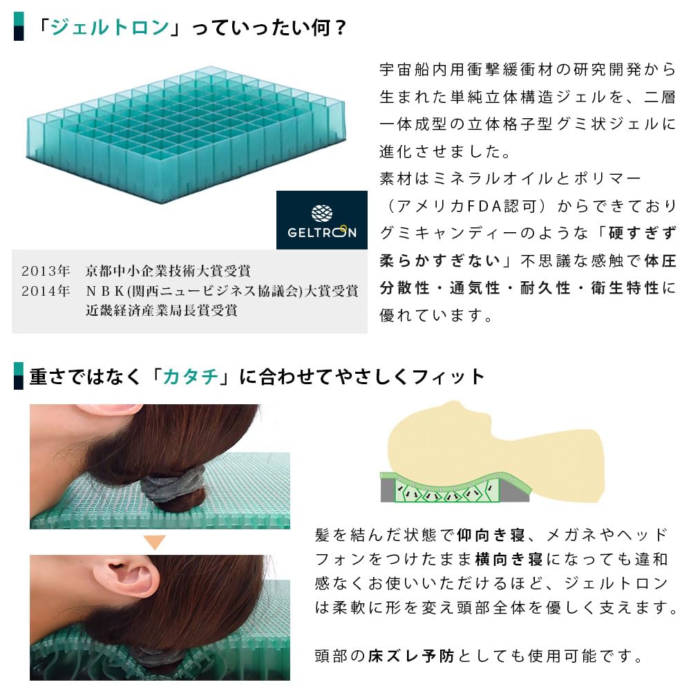 ジェルトロン 枕 洗える「スーパー LOWα」　ジェル枕 ジェルトロンピロー・スーパーLOWα｜ジェルトロン公式オンライン