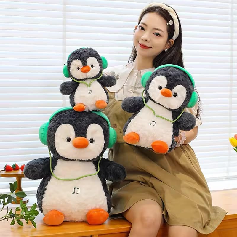 Image of SCOOBA Music Lover Penguin Soft Toys 35cm for Kids Babies (Music Lover Penguin)
