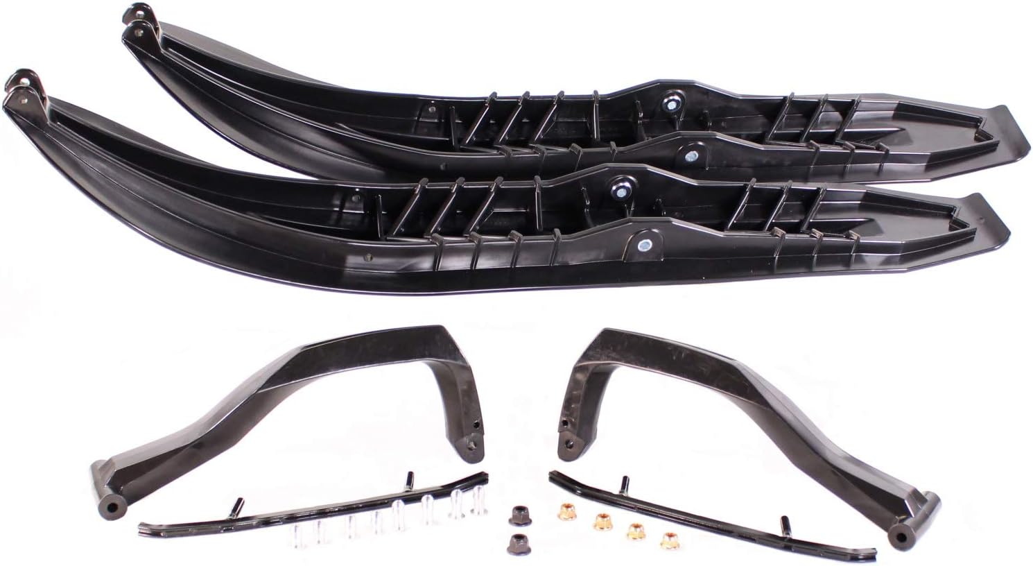 New OEM Snowmobile Pilot DS-2 Ski Kit, Black, 860201487