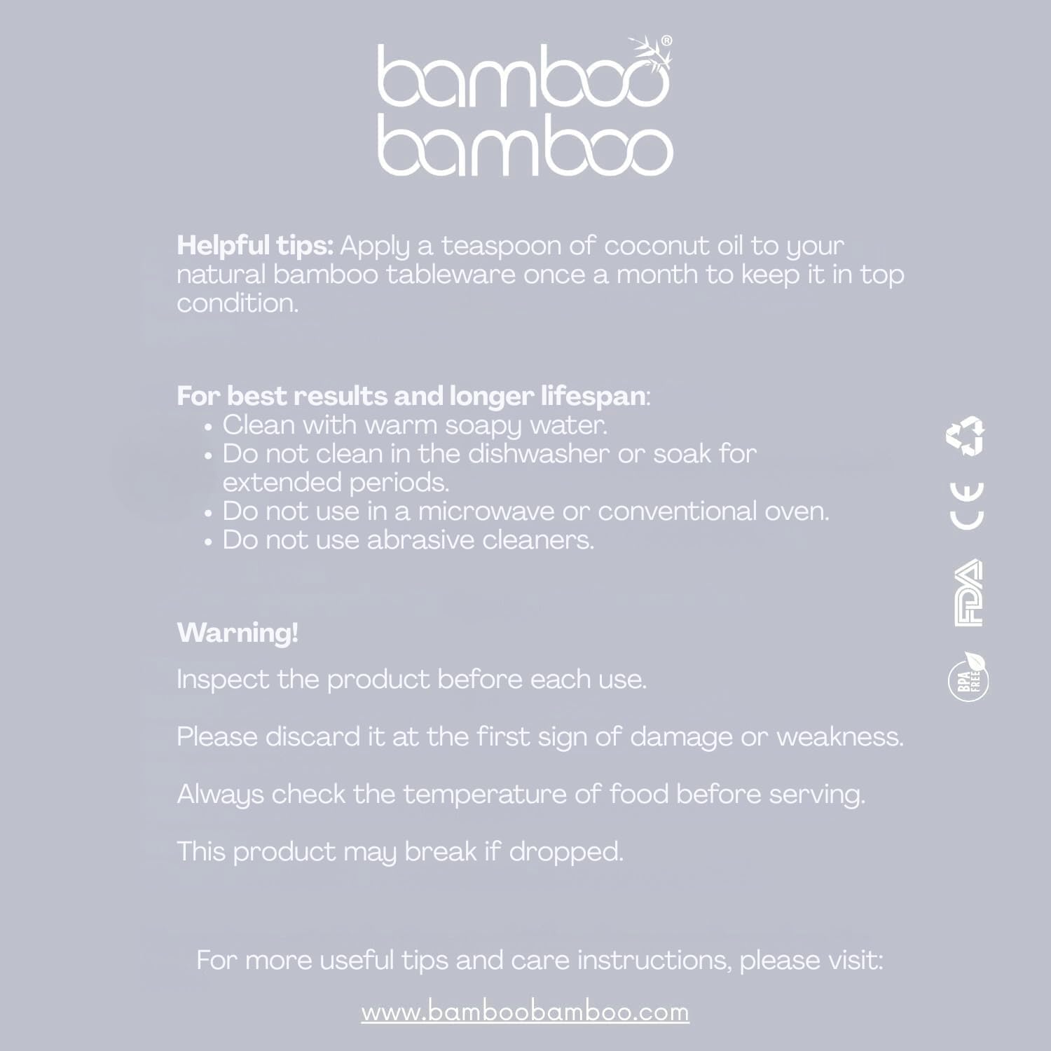 bamboo bamboo Baby E Piatto Bambini, Bambù Con Divisori Suzione Sicura Per Pasti E Svezzamento Con Base Antiscivolo Per Neonati Da 6 Mesi (Divisorio, Blu)